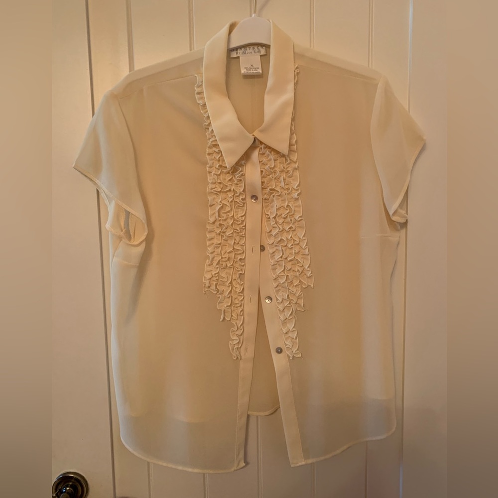 Gramercy white blouse